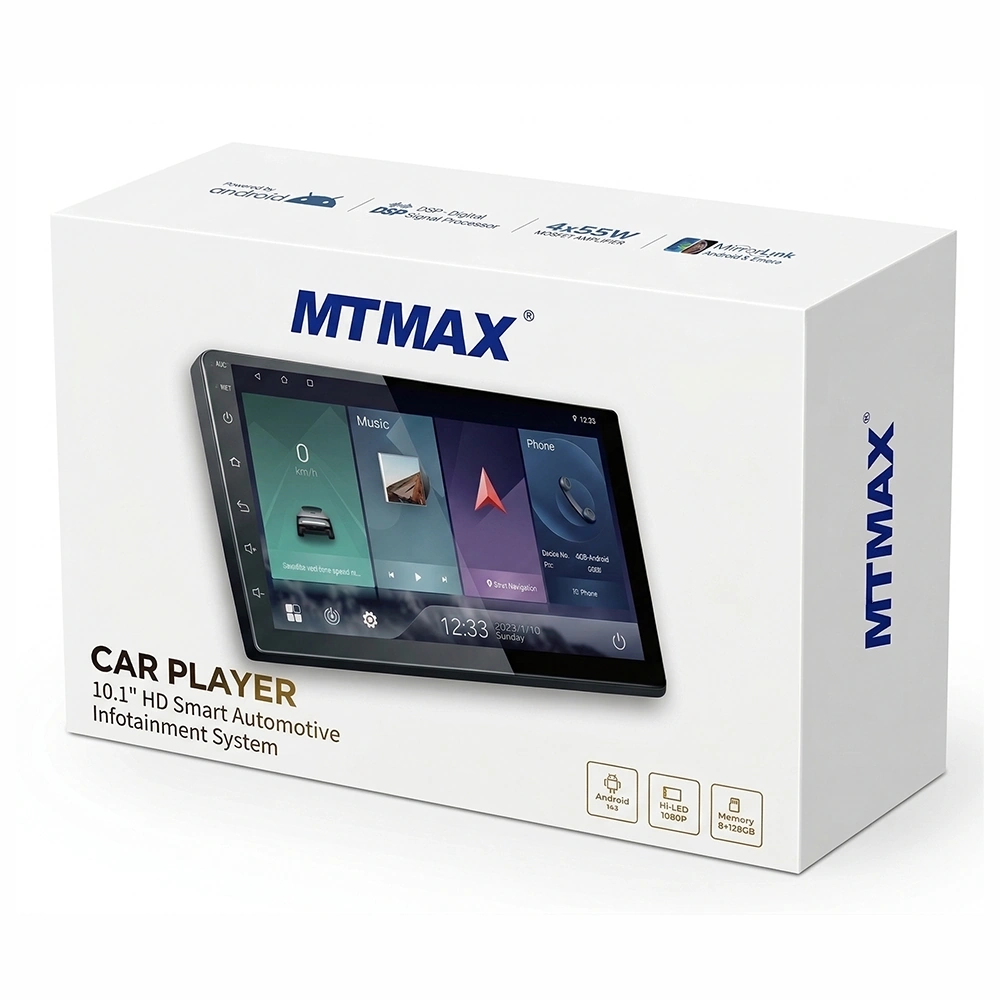 Radio Android 10" para Auto con CarPlay + Bluetooth