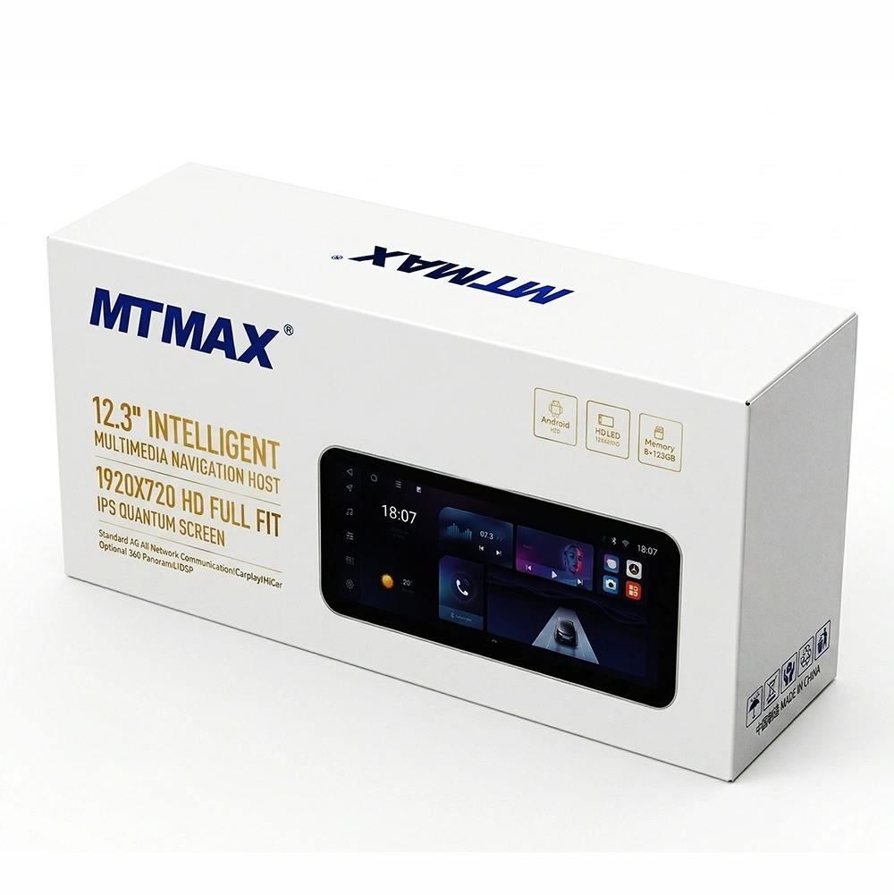 Radio Android 12.3" para Auto con CarPlay + Bluetooth