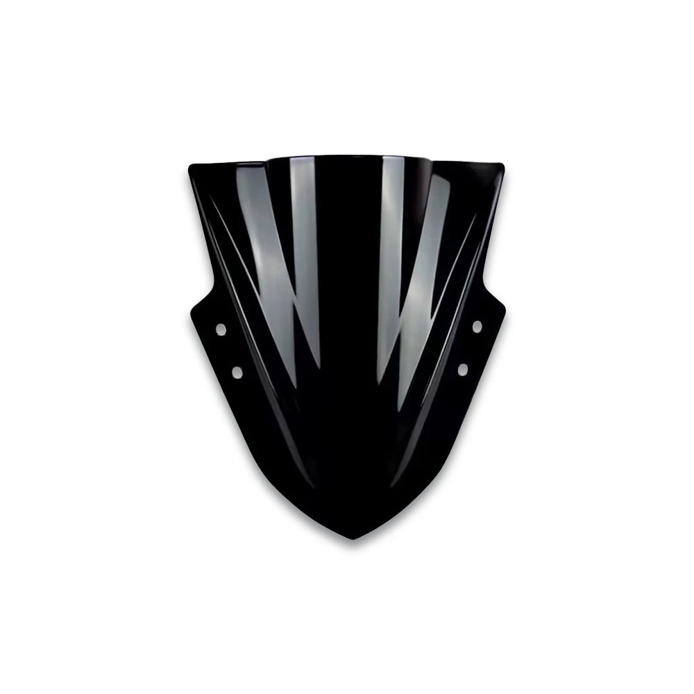 Parabrisas de Motocicleta Negro – Protector de Viento de PC Resistente 439g