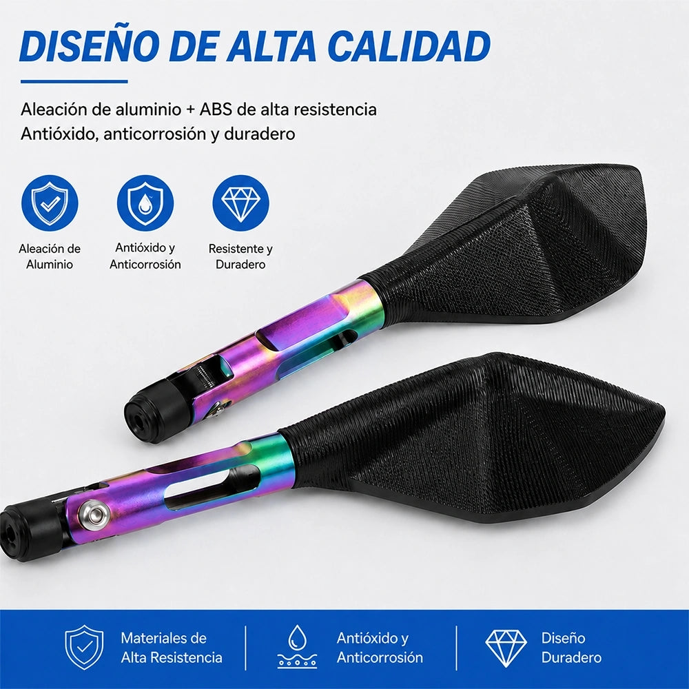 Espejos Retrovisores para Moto Motriva – Visión Amplia y Material Resistente