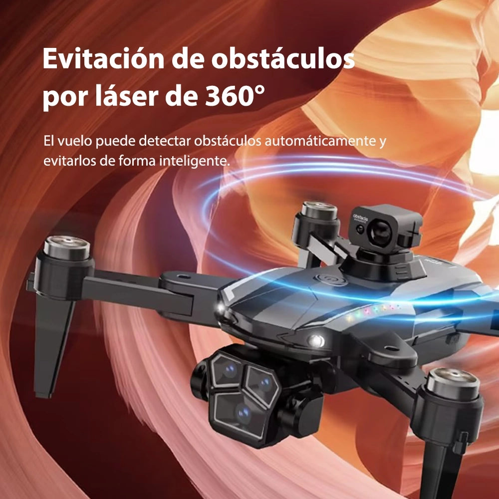 Drone S12 con Cámara 4K, GPS, Motor Brushless y Evitación de Obstáculos Infrarroja