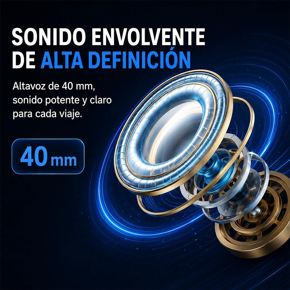 Auricular Bluetooth MTMAX K15 para Motocicleta con Asistente de Voz e IPX6