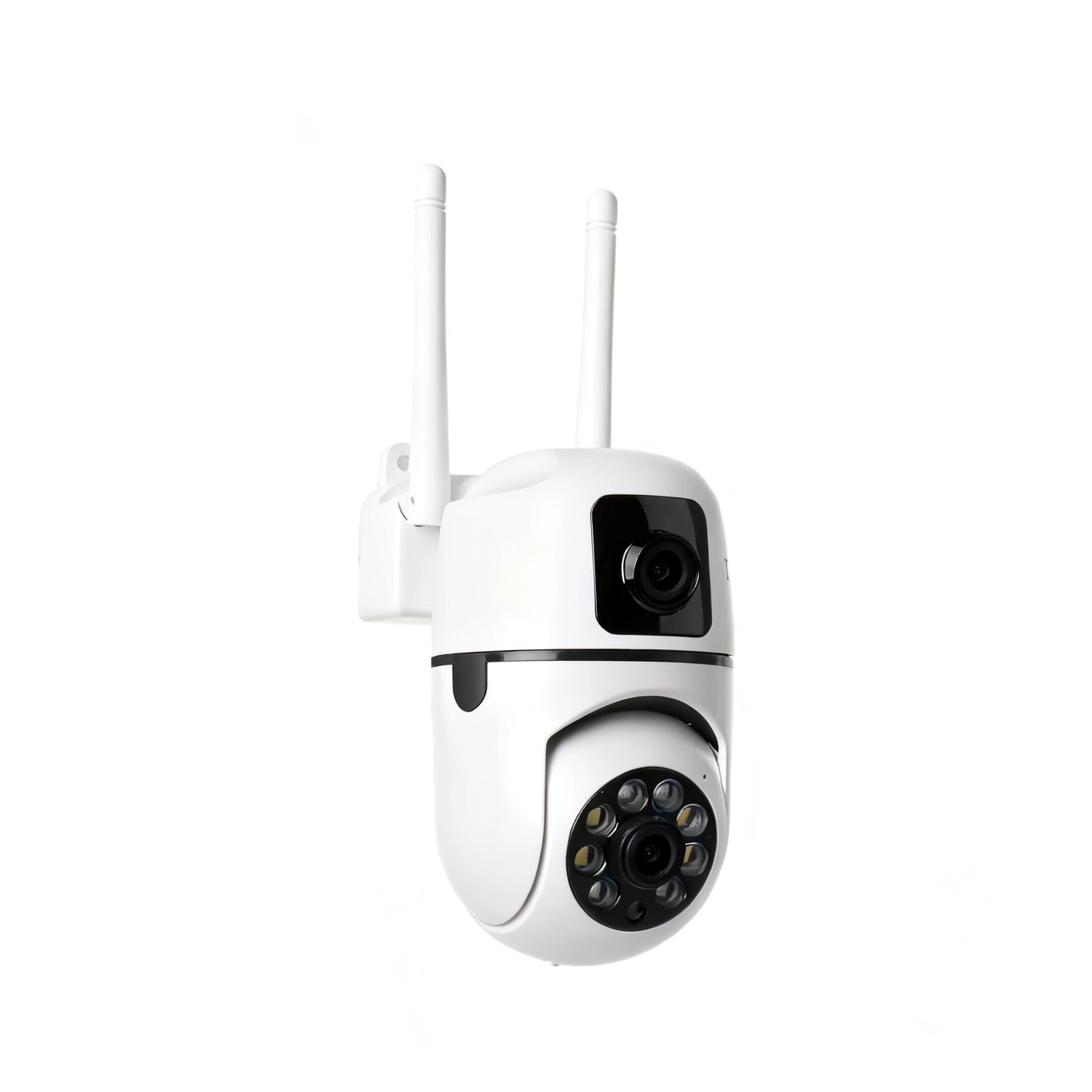 Cámara de Seguridad WiFi T-DAY FSJK-A023 Impermeable con Doble Lente, Visión Nocturna a Color y Audio Bidireccional