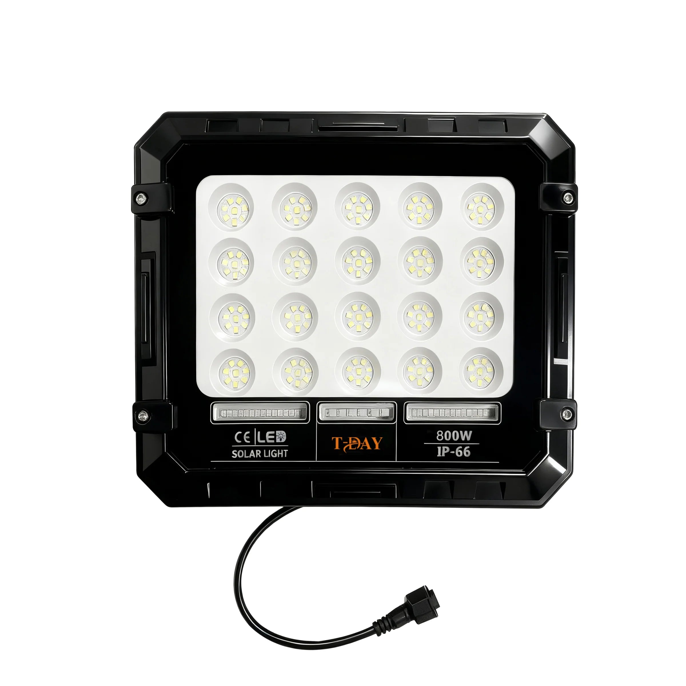 T-DAY Reflector Solar LED 800W en ABS con Control Remoto