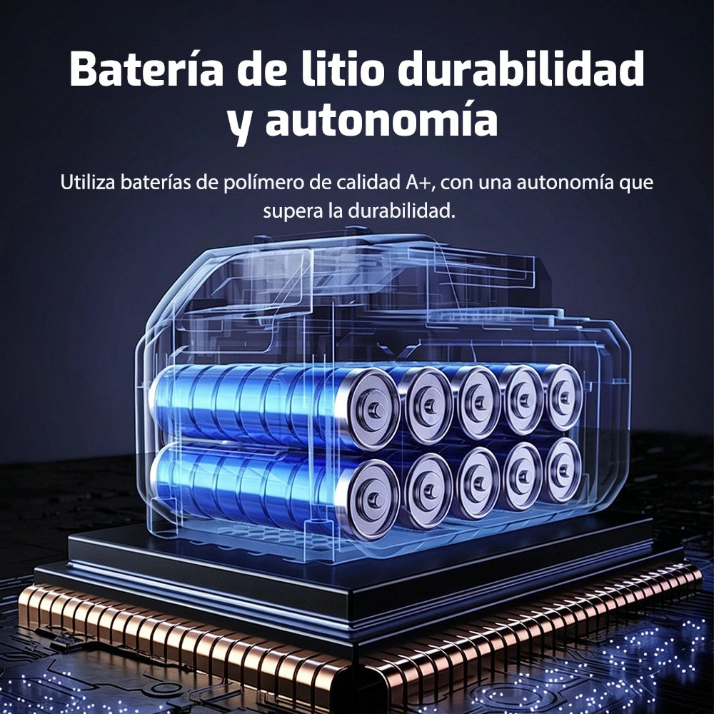 Taladro Inalámbrico 48V con Batería de Litio – Kit Completo 24 Piezas con Maletín | Doble Batería + Función Percusión