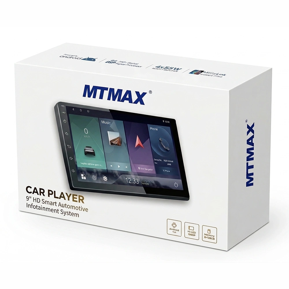 Radio Android 9" para Auto con CarPlay y Android Auto