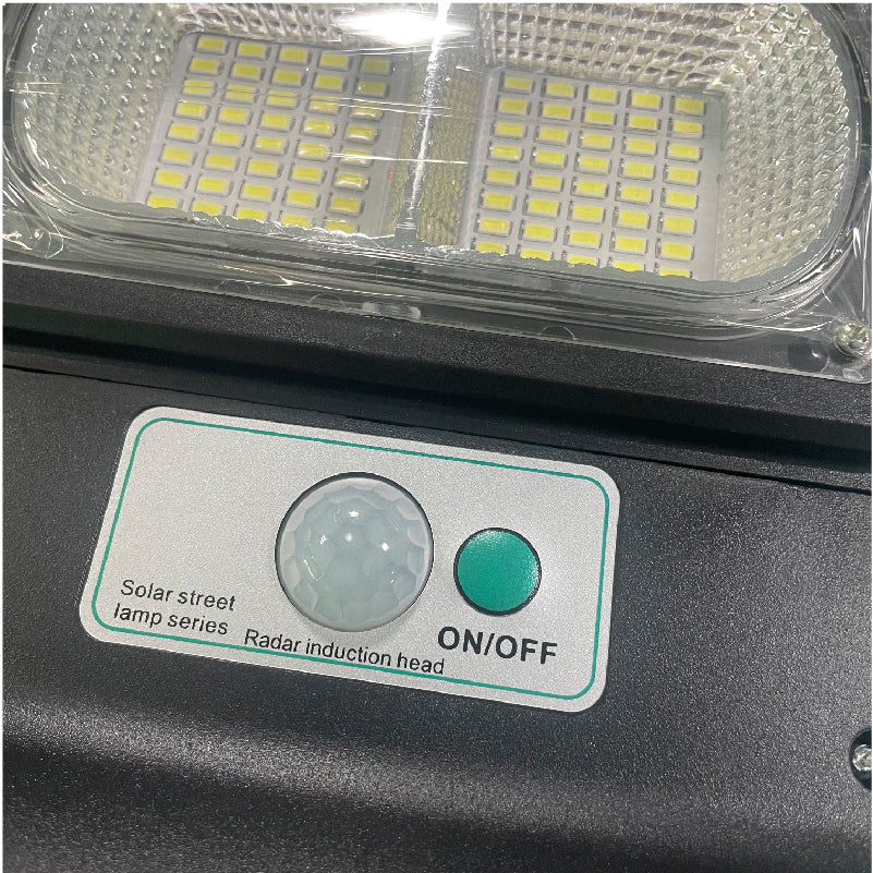 T-DAY Lámpara Solar LED Integrada 800W para Patio Exterior con Sensor de Movimiento