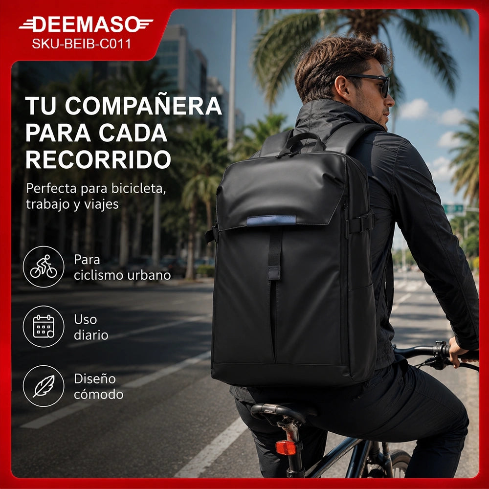 17.3" Laptop Backpack with Reflective Strip Lightweight Bag