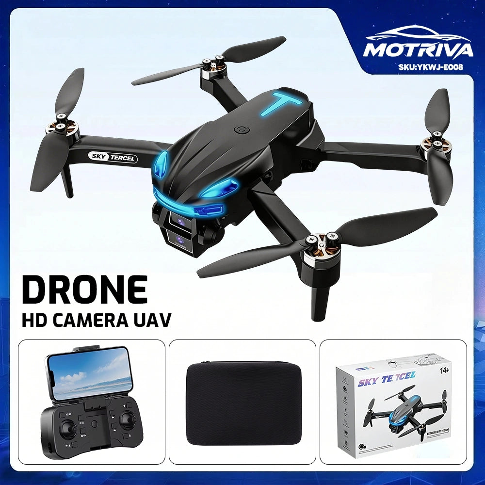 Drone R2 con Doble Cámara + Batería Extra｜Plegable con Estabilización por Flujo Óptico