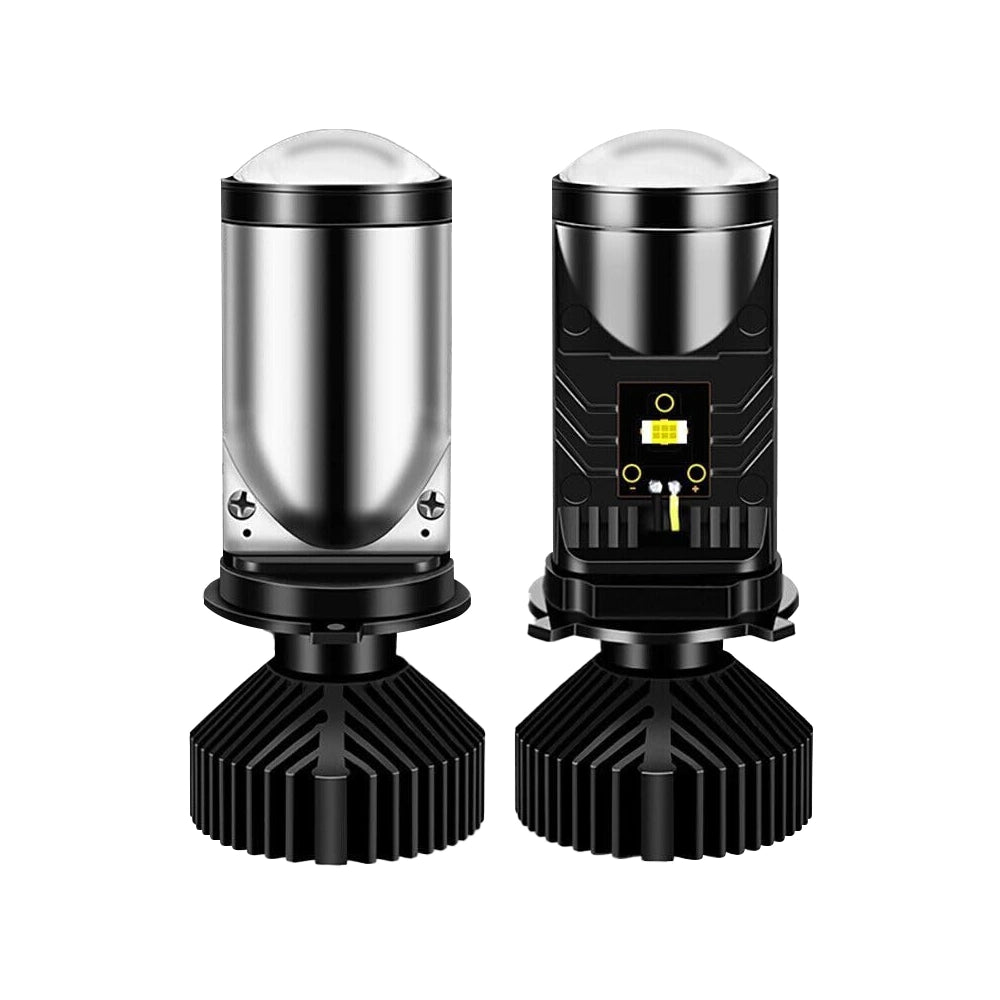 Faro LED Y6 H4 para Auto Doble Luz 160W 20000LM con Lente Grande