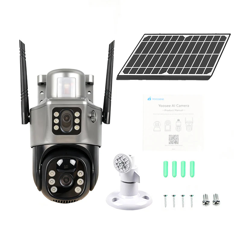 Cámara Solar de Seguridad TDAY 4G Doble Lente 8MPX TYJK-A003