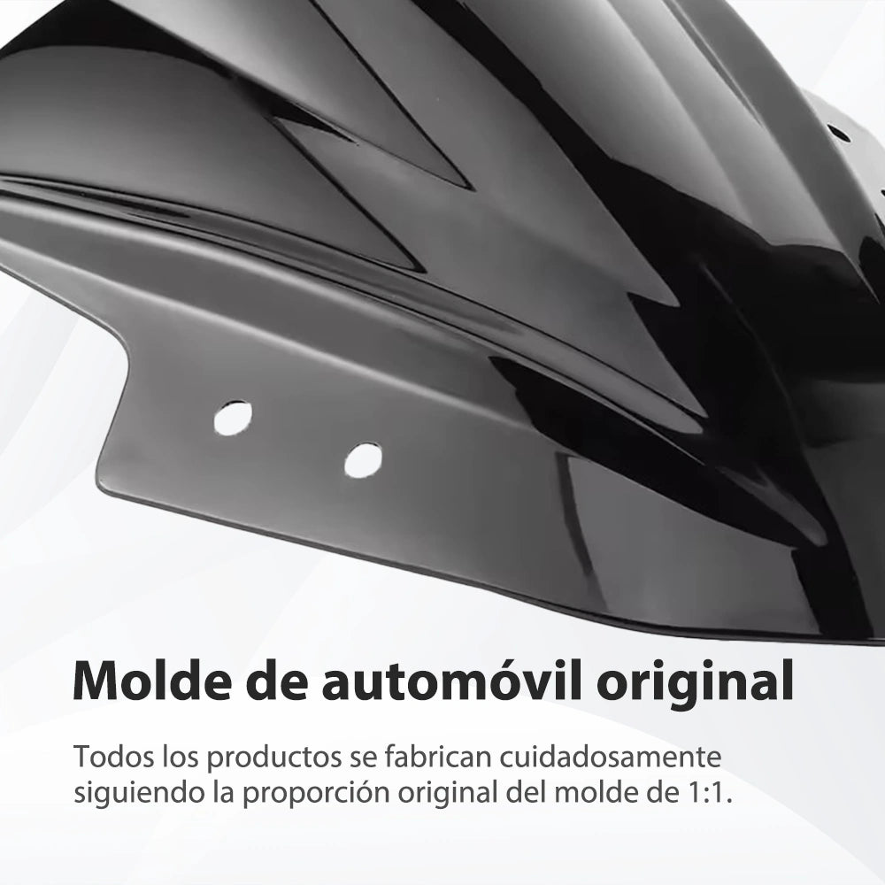 Parabrisas de Motocicleta Negro – Protector de Viento de PC Resistente 439g
