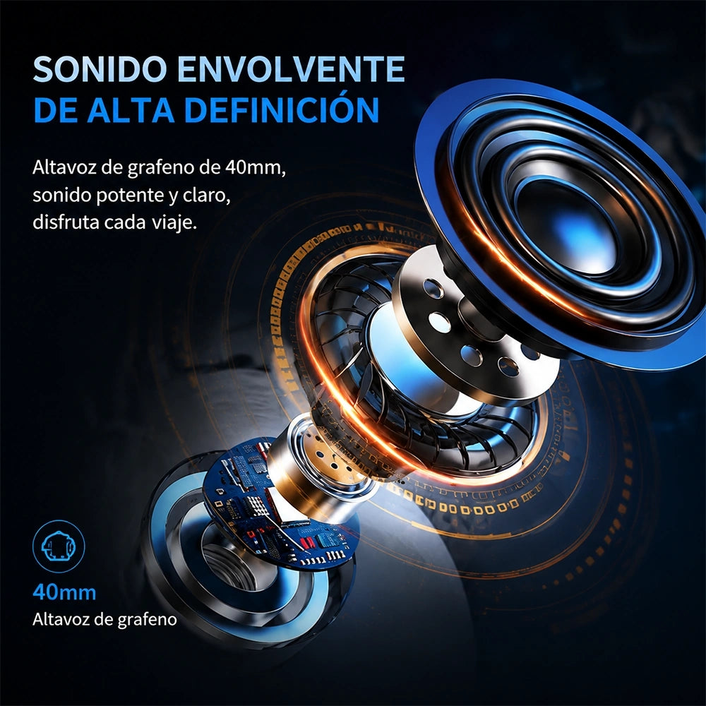 Auricular Bluetooth MTMAX Y10 para Casco con Micrófono