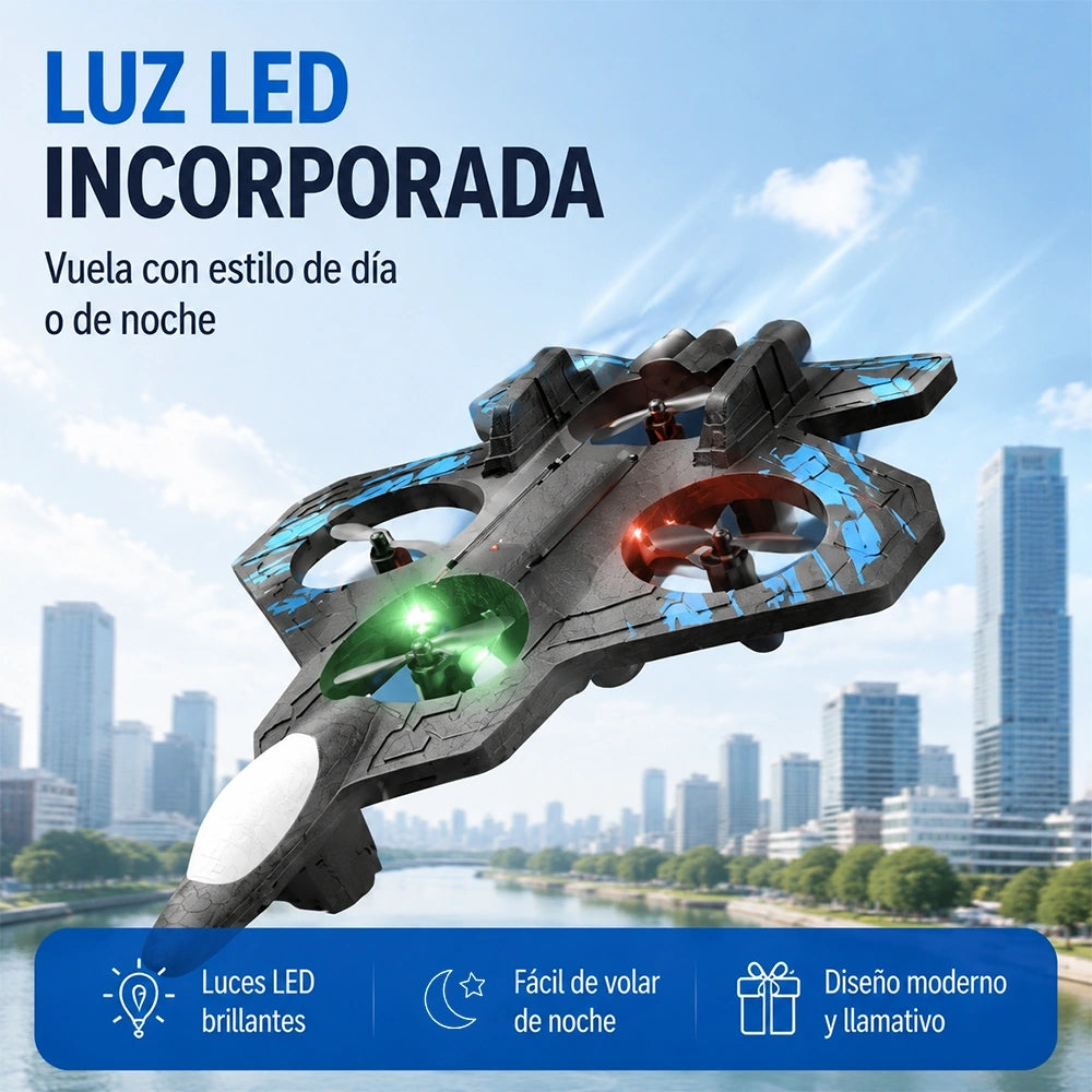 Avión de Espuma E69 YKWJ-E012 con Batería Extra para Niños