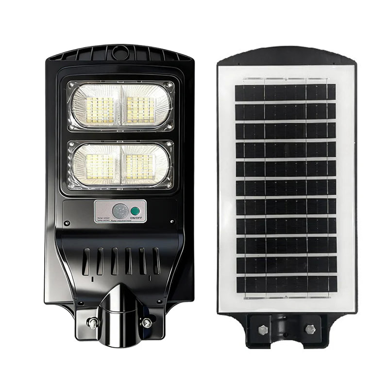 T-DAY Lámpara Solar LED Integrada 800W para Patio Exterior con Sensor de Movimiento