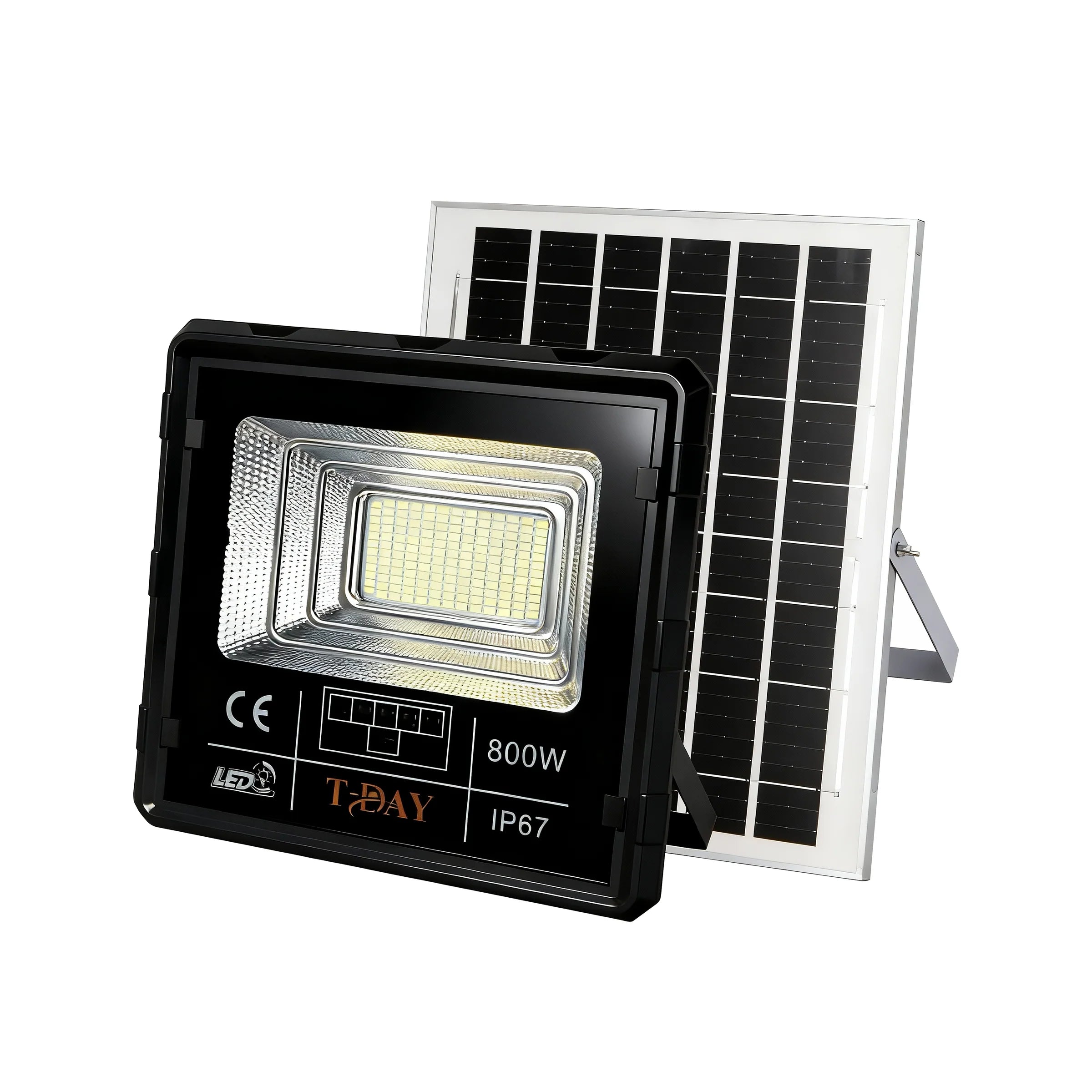 T-DAY Reflector Solar LED 800W en ABS con Control Remoto