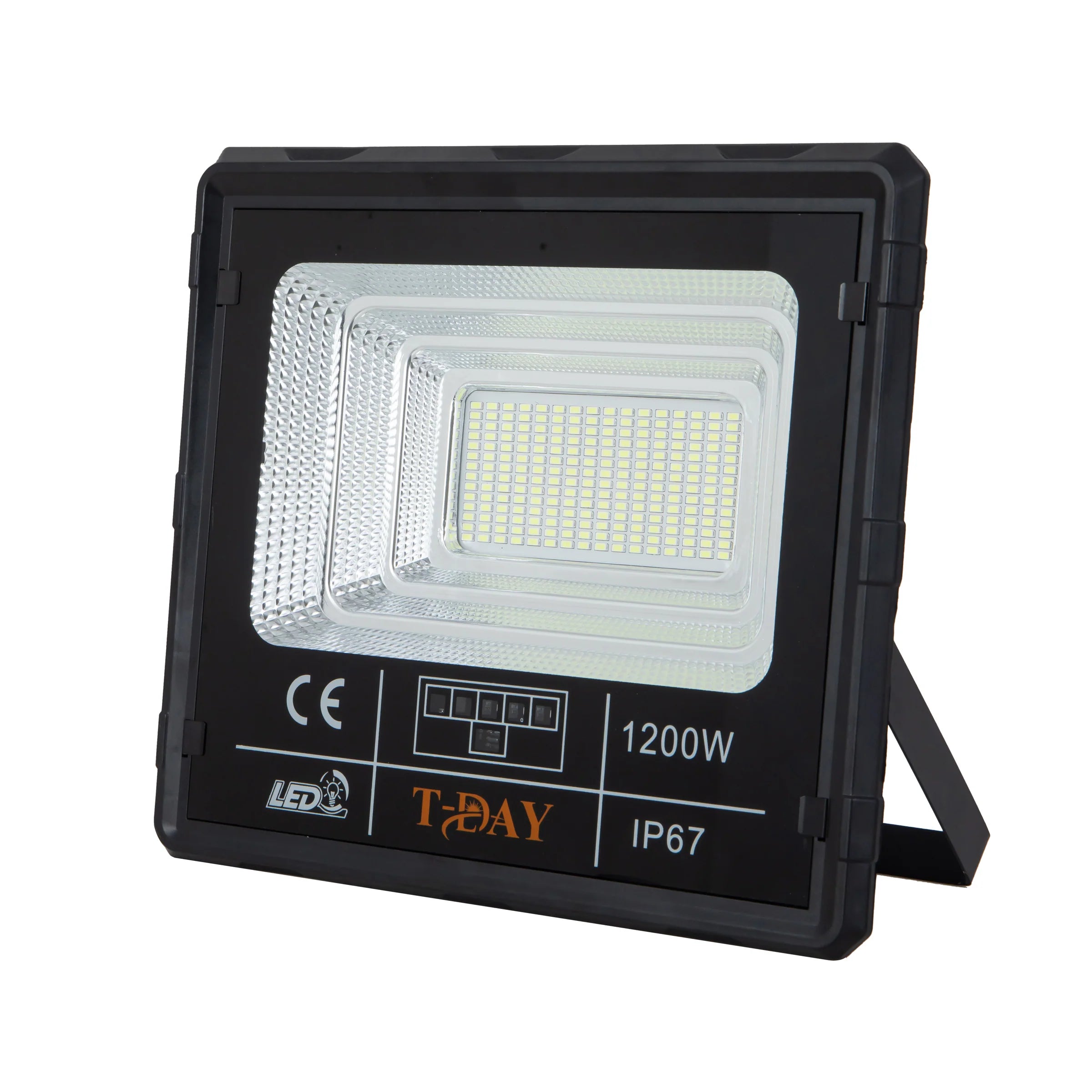 T-DAY Reflector Solar LED 1200W en ABS con Control Remoto