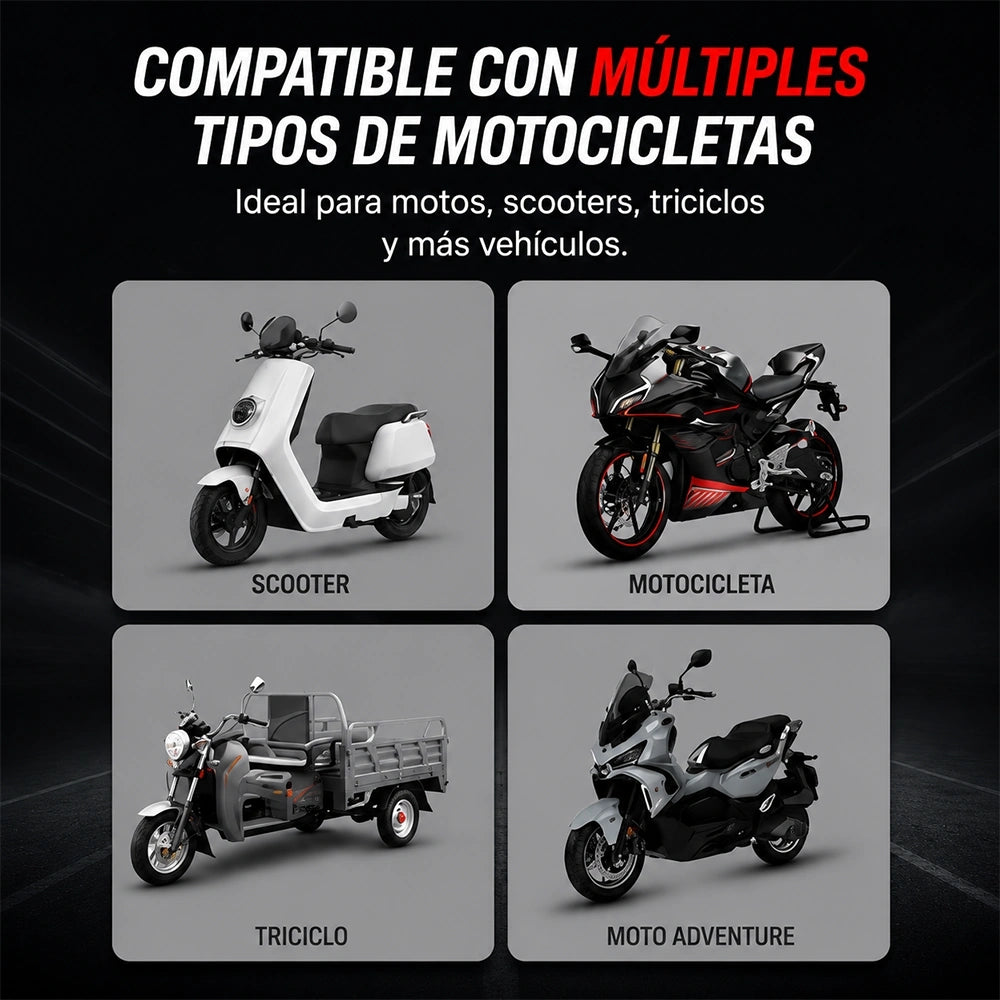 Faro Auxiliar LED Llama 18W con Ojo Demoníaco para Motocicleta DEEMASO – MTSD-C089