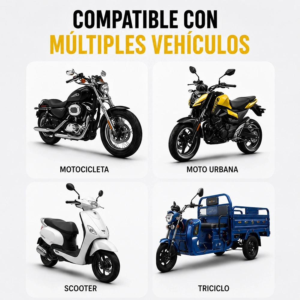 Faro Auxiliar LED Tipo Búho 18W para Motocicleta 10-80V DEEMASO – MTSD-C001