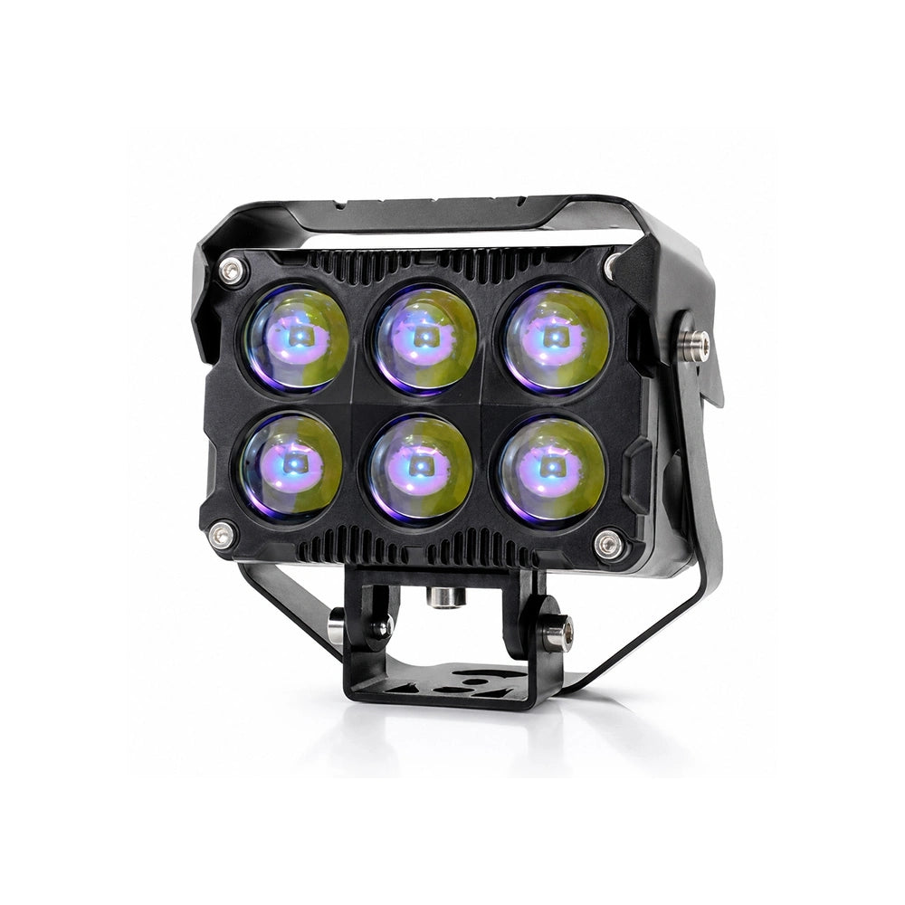 Juego de 2 Faros Auxiliares LED 6 Lentes 70W para Motocicleta DEEMASO – MTSD-C116