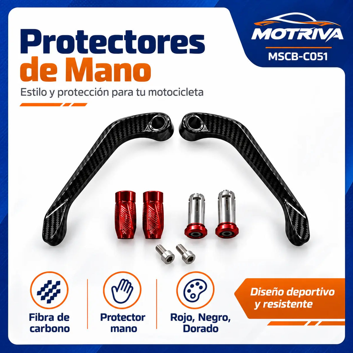 Protectores de Mano para Motocicleta MOTRIVA MSCB-C051